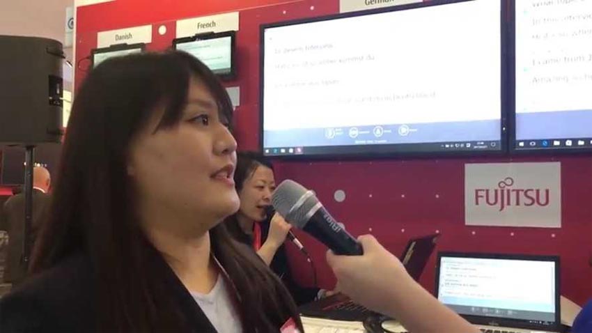 Fujitsu presenta el traductor en tiempo real “Live TALK”